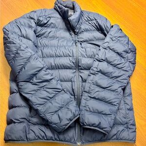 Ultra Light Down Navy Puffer Jacket